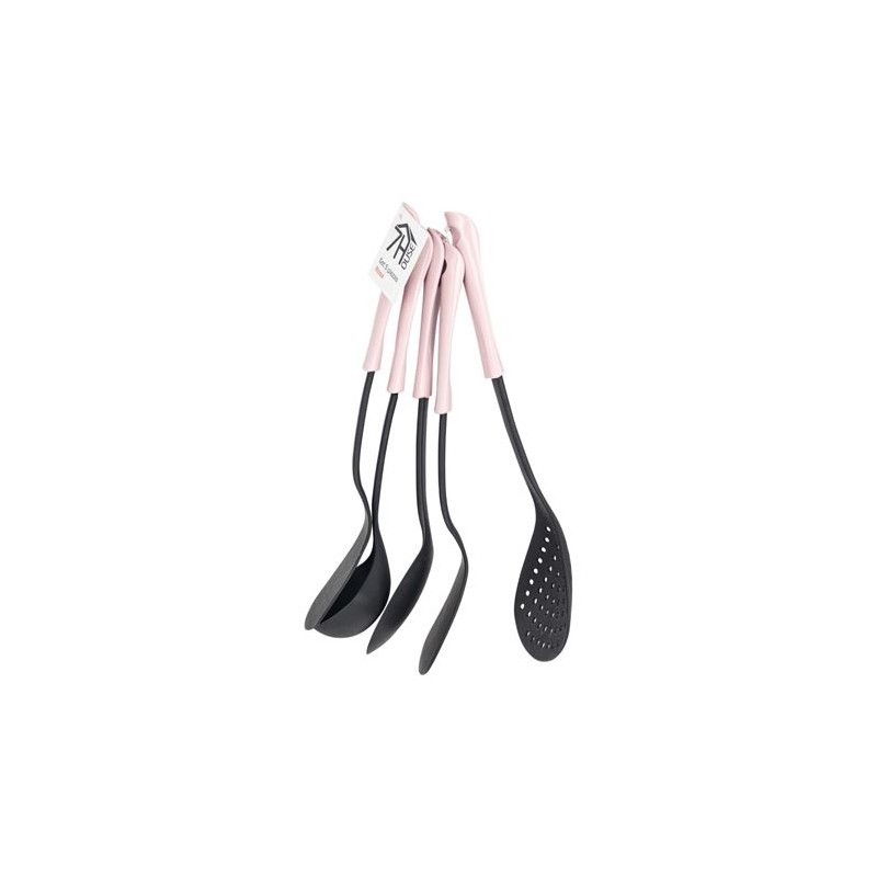 SET 5 UTENSILIOS DE COCINA ROSA 7HOUSE