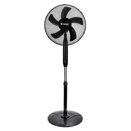 VENTILADOR DE PIE 16" 40CM 40W CON MANDO A DISTANCIA NEGRO