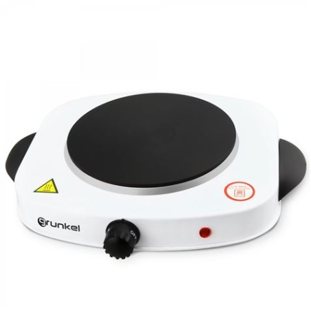 COCINA ELECTRICA 1 FUEGO BLANCA 1500W GRUNKEL