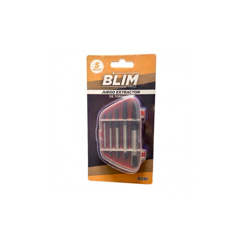 JUEGO EXTRACTOR DE TORNILLOS 5 PCS BLIM