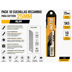 PACK 10 CUCHILLAS RECAMBIO...