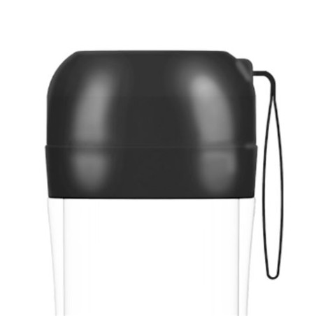 BATIDORA DE VASO PORTÁTIL RECARGABLE 380ML NEGRA MUVIP