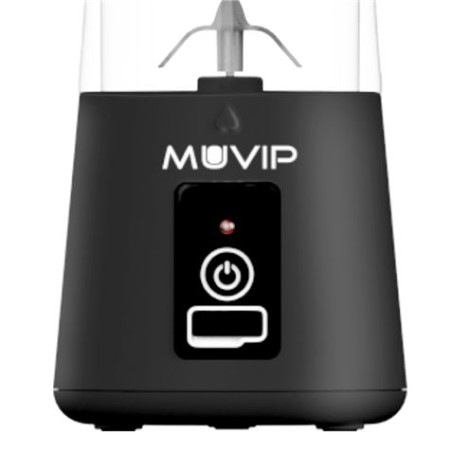 BATIDORA DE VASO PORTÁTIL RECARGABLE 380ML NEGRA MUVIP