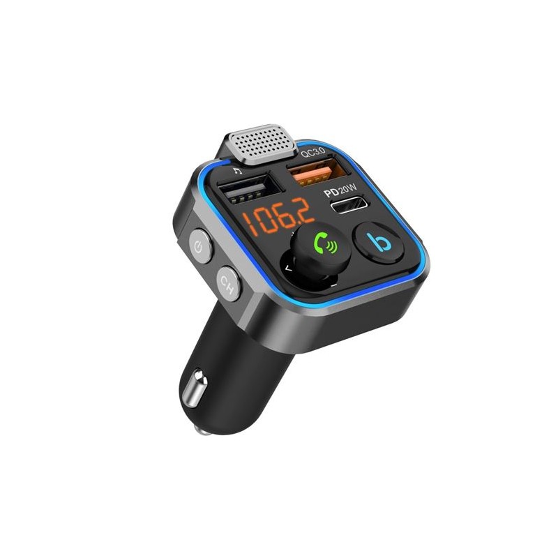 TRANSMISOR FM MANOS LIBRES BLUETOOTH...