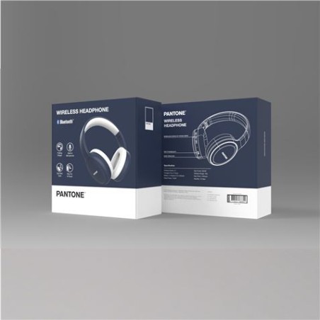 AURICULARES DIADEMA BLUETOOTH WH008 AZUL PANTONE TM