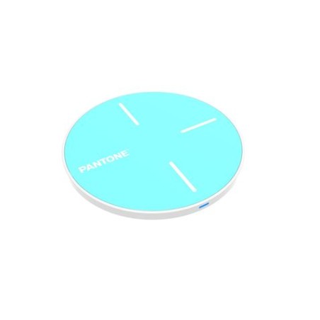 CARGADOR INALAMBRICO 15W PT-WC009 CELESTE PANTONE TM