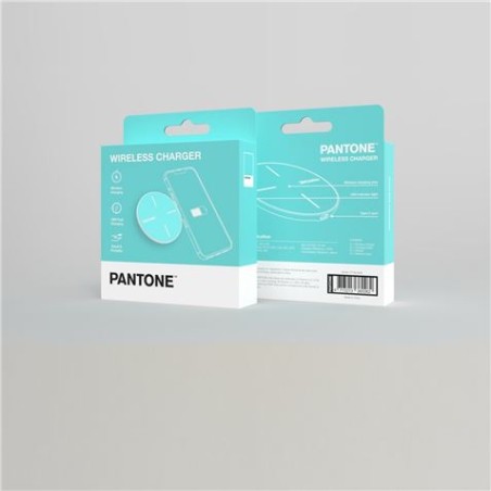 CARGADOR INALAMBRICO 15W PT-WC009 CELESTE PANTONE TM