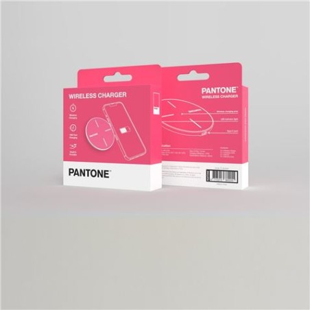 CARGADOR INALAMBRICO 15W PT-WC009 ROSA PANTONE TM
