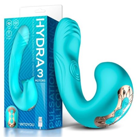 VIBRADOR CON PULSACION Y LENGUA ESTIMULADORA HYDRA INTOYOU
