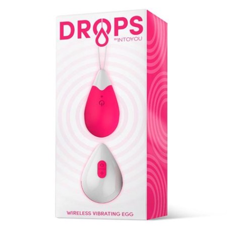HUEVO VIBRADOR CON SILICONA A CONTROL REMOTO ROSA DROPS