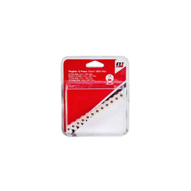 REGLETA 12 POLOS 10MM BLANCO