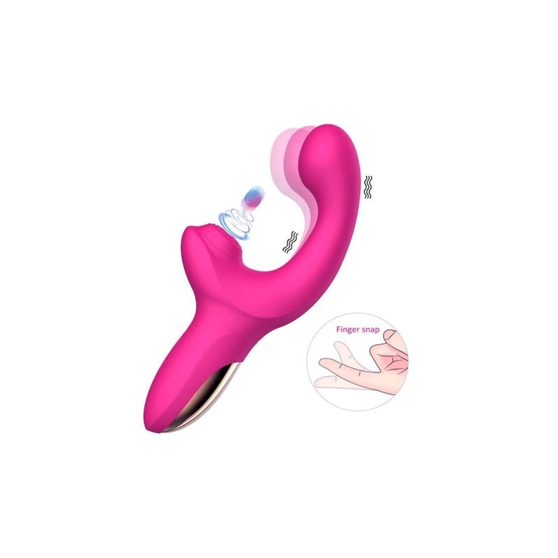 VIBRADOR CON ESTIMULADOR PUNTO G Y...
