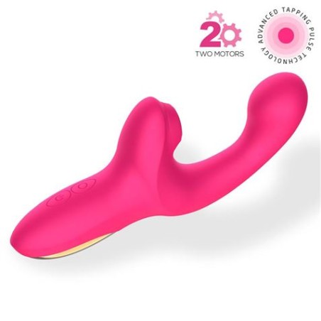 VIBRADOR CON ESTIMULADOR PUNTO G Y SUCCIONADOR ACTION VOLSE