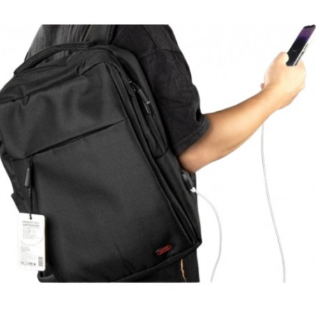 MOCHILA SPORT PARA PORTÁTILES HASTA 15.6" CB02BK NEGRA XO