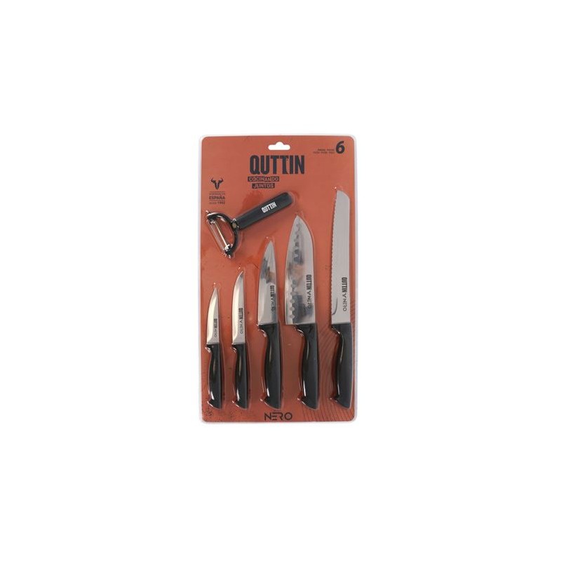 SET CUCHILLOS 6 PIEZAS QUTTIN