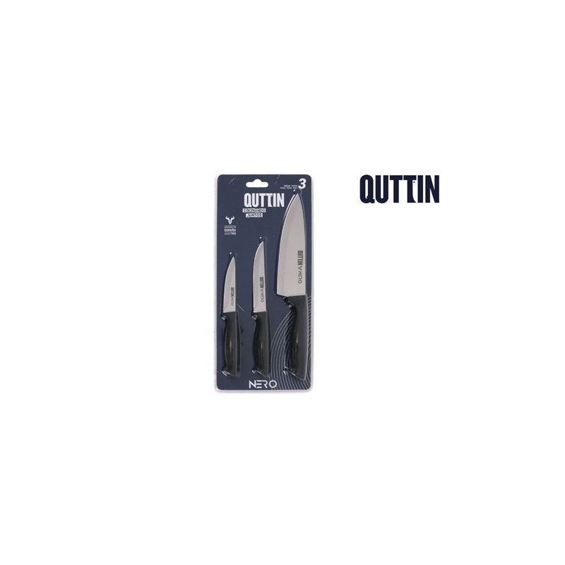 SET CUCHILLOS 3 PIEZAS QUTTIN
