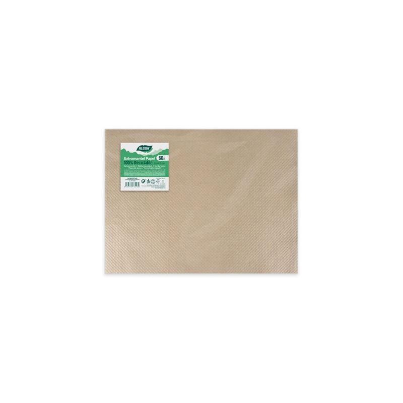 PACK 60 SALVAMANTELES KRAFT 30X40 ALGON