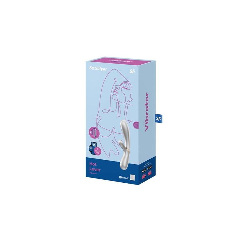 VIBRADOR HOT LOVER SILVER/CHAMPAGNE...
