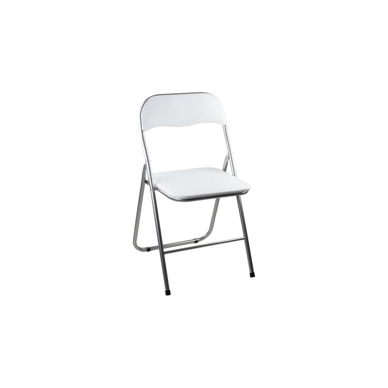 SILLA PLEGABLE ACOLCHADA BLANCO...