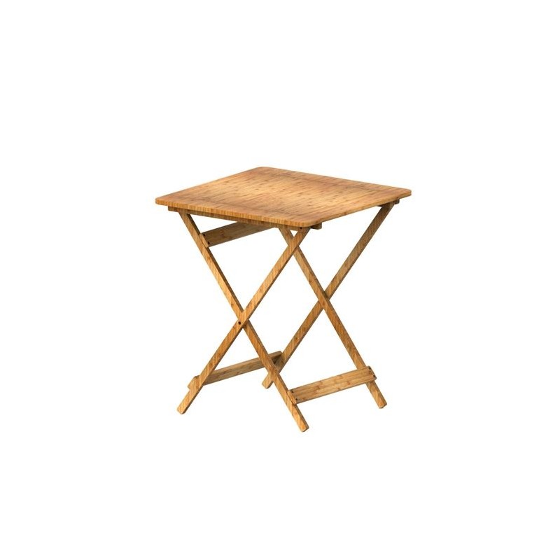 MESA PLEGABLE BAMBU BARNIZADA NATURAL