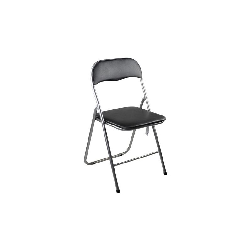 SILLA PLEGABLE ACOLCHADA NEGRO...