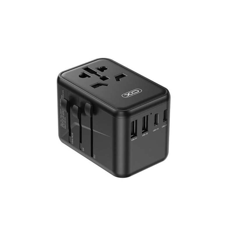 ADAPTADOR UNIVERSAL DE VIAJE 65W 3 X...