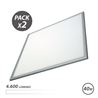 PACK 2 PANELES LED 60X60 40W 4600LM LUZ BLANCA ELBAT - EB0372