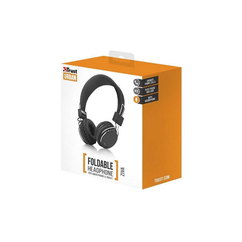AURICULARES TRUST ZIVA BLACK CON...