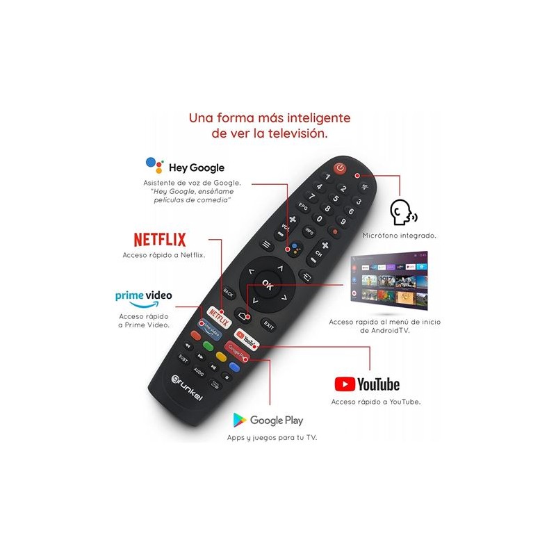 TELEVISOR LED 32" LED-3211GOO ANDROID...