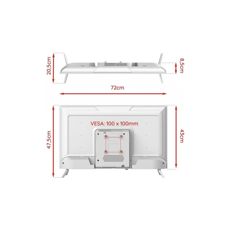 TELEVISOR LED 32" LED-3211GOO ANDROID...