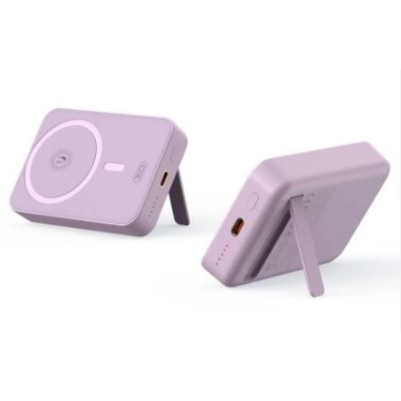 POWERBANK MAGNÉTICA PR231 10000MAH 15W | TIPO C | VIOLETA XO