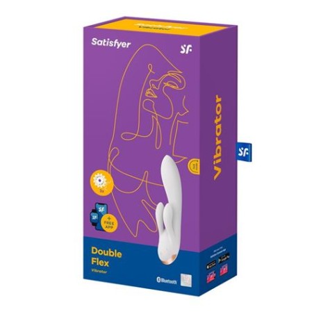 VIBRADOR DOUBLE FLEX PUNTO G 3 MOTORES APP SATISFYER