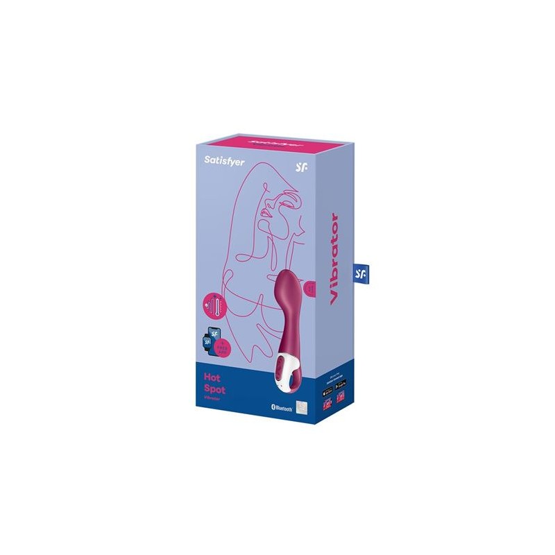 VIBRADOR CON FUNCION CALOR PUNTO G...