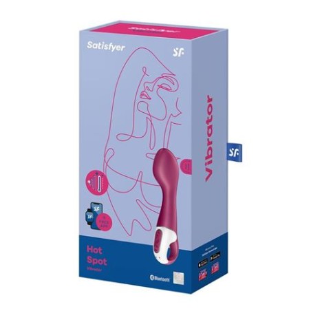 VIBRADOR CON FUNCION CALOR PUNTO G HOT SPOT SATISFYER