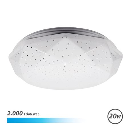 APLIQUE LED TECHO 20W 2000LM LUZ FRIA SERIE NEPTUNO ELBAT - EB0367