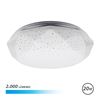 APLIQUE LED TECHO 20W 2000LM LUZ FRIA SERIE NEPTUNO ELBAT - EB0367