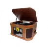 TOCADISCOS DE MADERA RETRO | CD | FM | BT | CASSETTE | PXRC52CDWD SUNSTECH