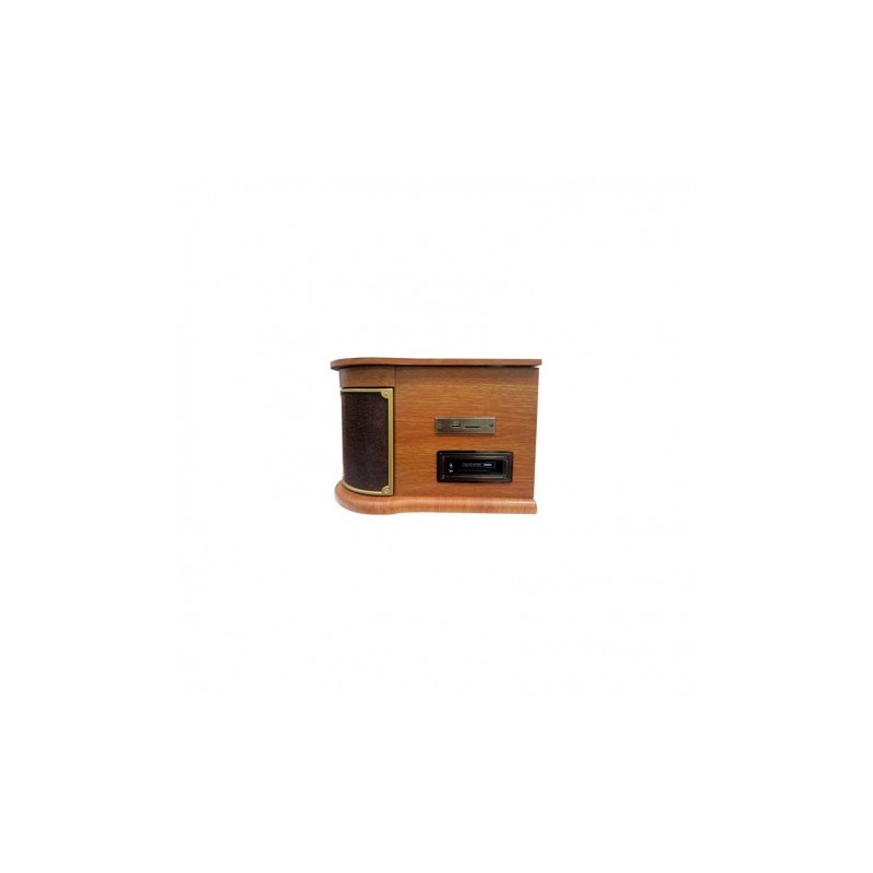 TOCADISCOS DE MADERA RETRO | CD | FM...