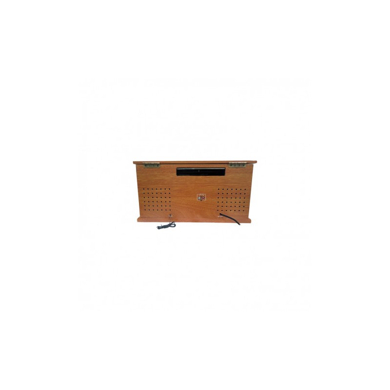 TOCADISCOS DE MADERA RETRO | CD | FM...
