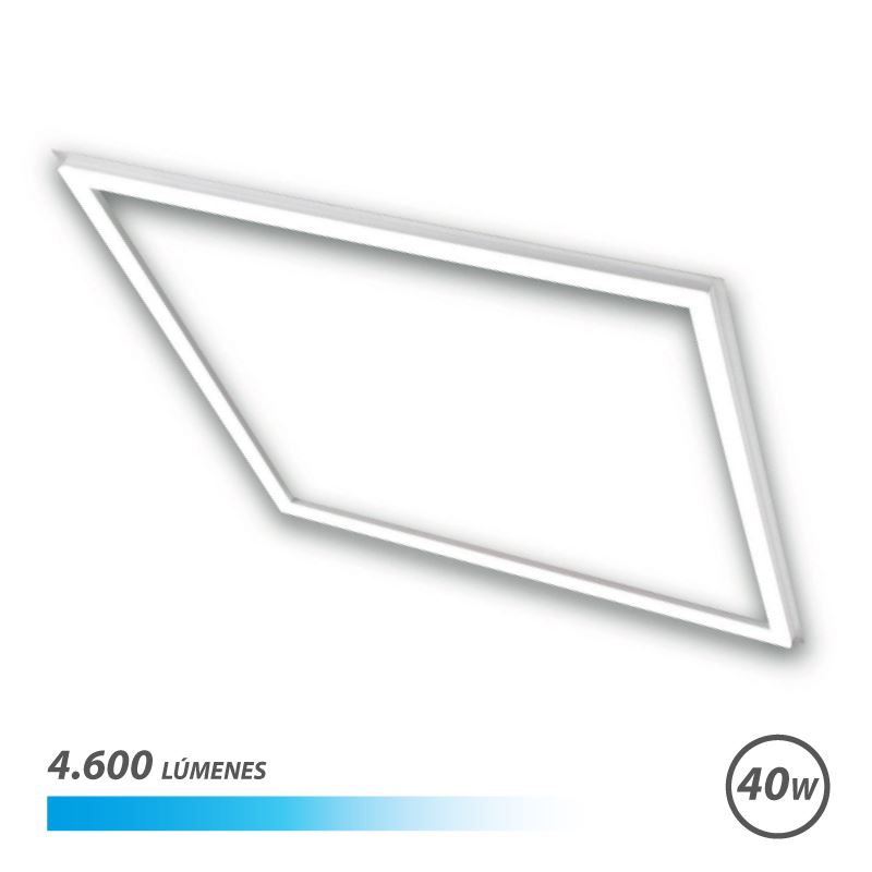 PANEL CON MARCO LED 60X60 40W 4600LM LUZ FRIA ELBAT - EB0369
