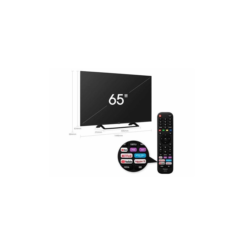 TELEVISOR HISENSE 65A7300F 65" |...