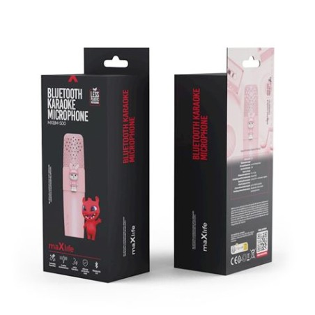 MICROFONO KARAOKE BLUETOOTH MXBM-500 ROSA MAXLIFE