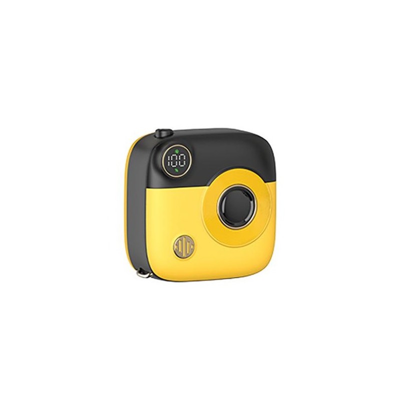 POWERBANK MAGNÉTICA MINI PR223 10000MAH | TIPO C | AMARILLA/NEGRA XO