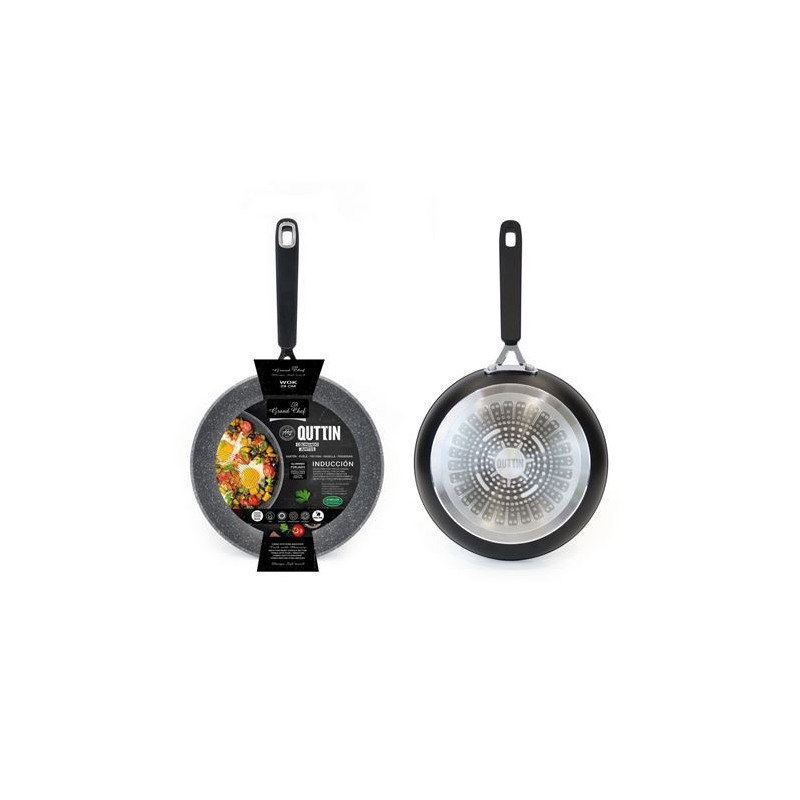 SARTEN WOK 28CM INDUCCION ALUMINIO...