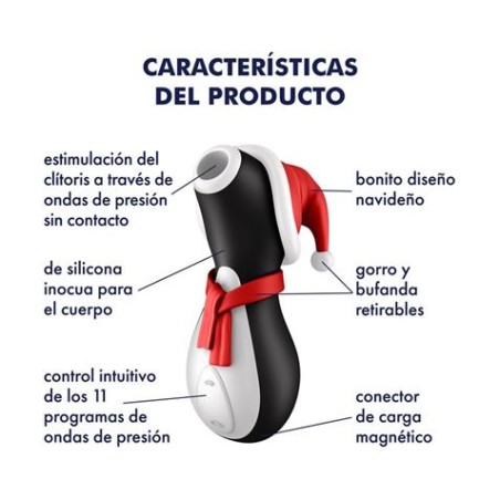 SUCCIONADOR DE CLÍTORIS PRO PENGUIN NEXT GEN ED.NAVIDAD SATISFYER
