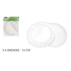 SET 4 BANDEJAS REDONDAS CON...