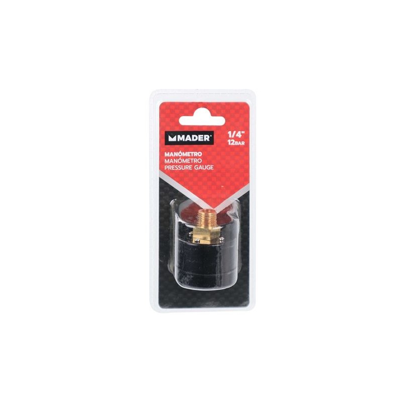 MANÓMETRO 1/4" 12BAR MADER