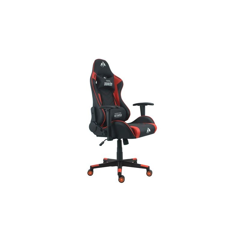 SILLA GAMING SERIE DRAGÓN ROJA CROMAD