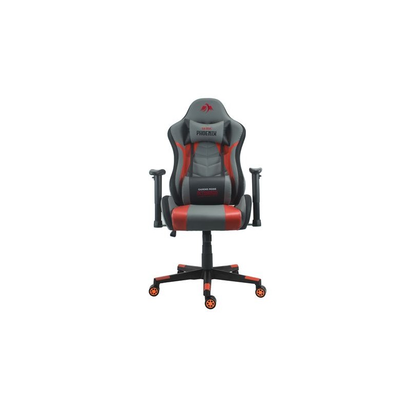 SILLA GAMING SERIE PHOENIX ROJA CROMAD