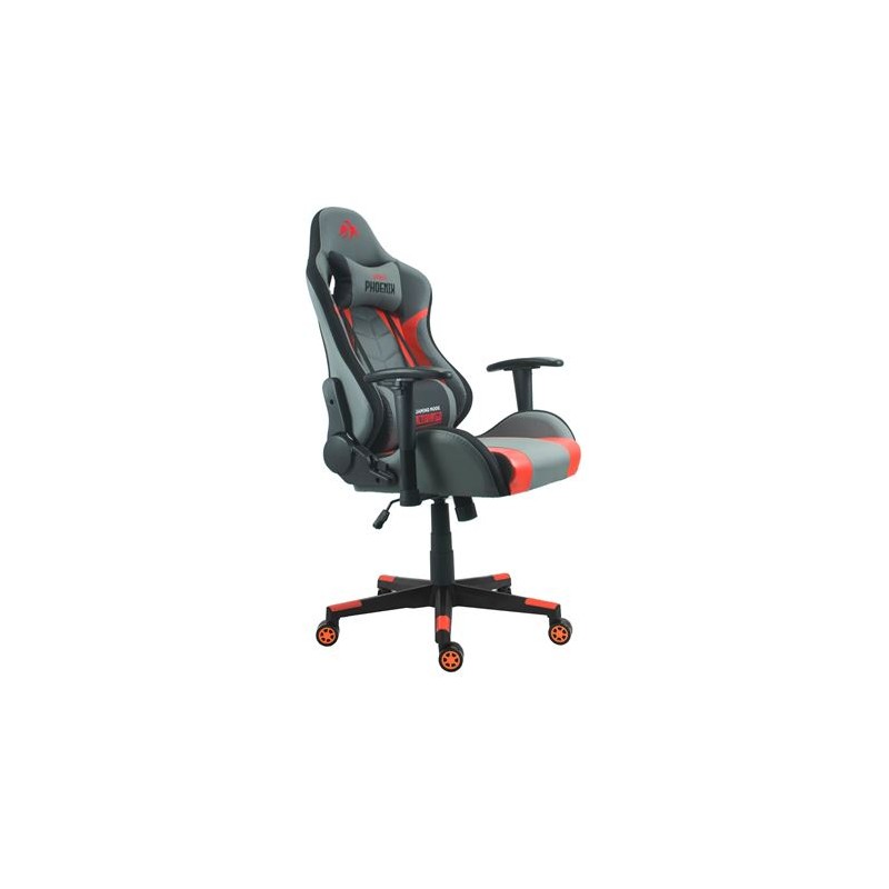 SILLA GAMING SERIE PHOENIX ROJA CROMAD